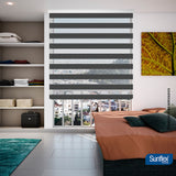 Cortina Roller Duo Coren Roll 160x170cm Blanco Nacar - Cortinas y Persianas | Bylmo