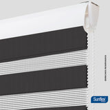 Cortina Roller Duo Coren Roll 160x170cm Blanco Nacar - Cortinas y Persianas | Bylmo