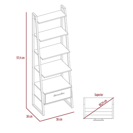 Biblioteca Escalera Magnum Duna 56.08x177cm - Bibliotecas y Estanterías | Bylmo