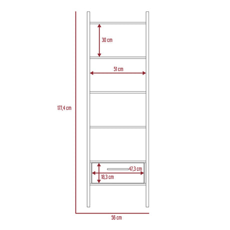 Biblioteca Escalera Magnum Duna 56.08x177cm - Bibliotecas y Estanterías | Bylmo
