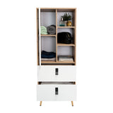 Cómoda Huna Macadamia 51x131cm con 3 Cajones Moderno - Cajoneras y Comodas | Bylmo