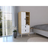 Cómoda Huna Macadamia 51x131cm con 3 Cajones Moderno - Cajoneras y Comodas | Bylmo