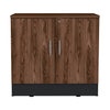 Cajonera Home Office Coñac 80x75cm Con 2 Puertas Y Cerradura.