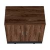 Cajonera Home Office Coñac 80x75cm Con 2 Puertas Y Cerradura.