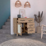 Cajonera Natura Moderna Madera 90x87cm con 3 Cajones - Cajoneras y Comodas | Bylmo