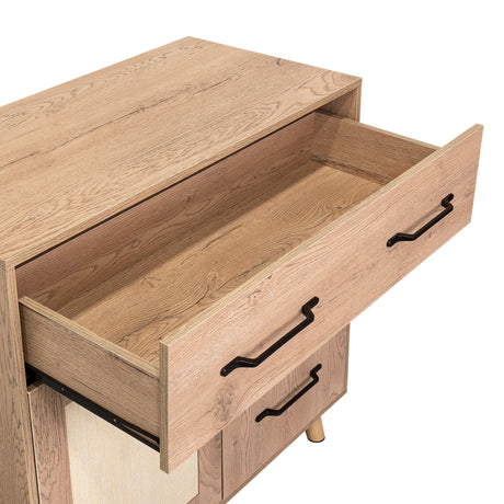 Cajonera Natura Moderna Madera 90x87cm con 3 Cajones - Cajoneras y Comodas | Bylmo