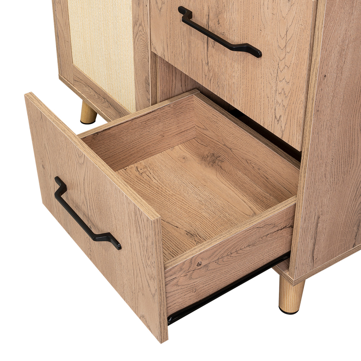 Cajonera Natura Moderna Madera 90x87cm con 3 Cajones - Cajoneras y Comodas | Bylmo