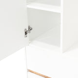 Closet Bi Color 80x150cm Blanco con Dos Cajones Moderno - CLOSETS | Bylmo
