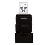 Mueble Auxiliar de Cocina Manchester 50x90cm Wengue con 3 Cajones - BARRAS Y MUEBLES AUXILIARES | Bylmo