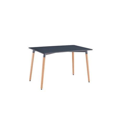 Mesa de Comedor BM 80x74cm Negro de 6 Puestos - COMEDORES | Bylmo