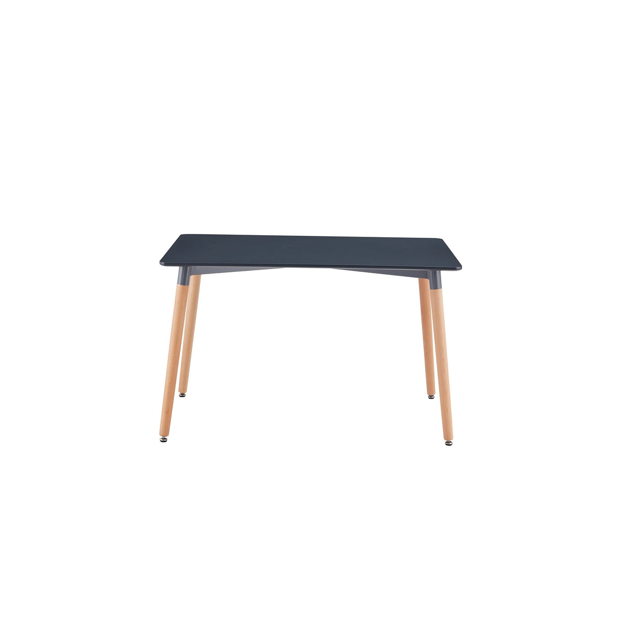 Mesa de Comedor BM 80x74cm Negro de 6 Puestos - COMEDORES | Bylmo