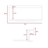Escritorio de Terraza Office 78x55.1cm Duna Flotante - Escritorios | Bylmo