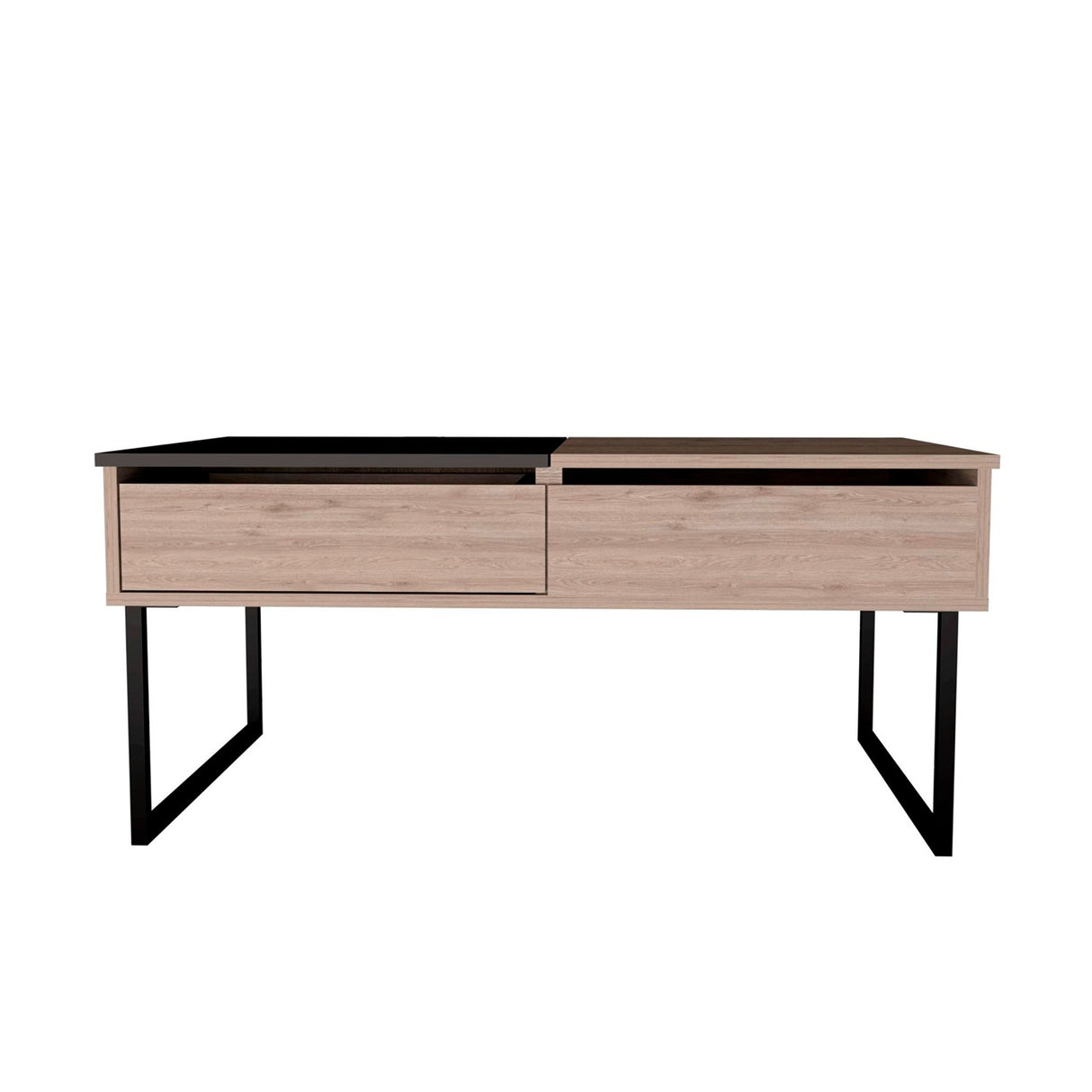 Mesa de Centro Extensible Funcentral Ceniza Wengue 101.5x45.7cm con Un Cajón - Mesas de Centro | Bylmo