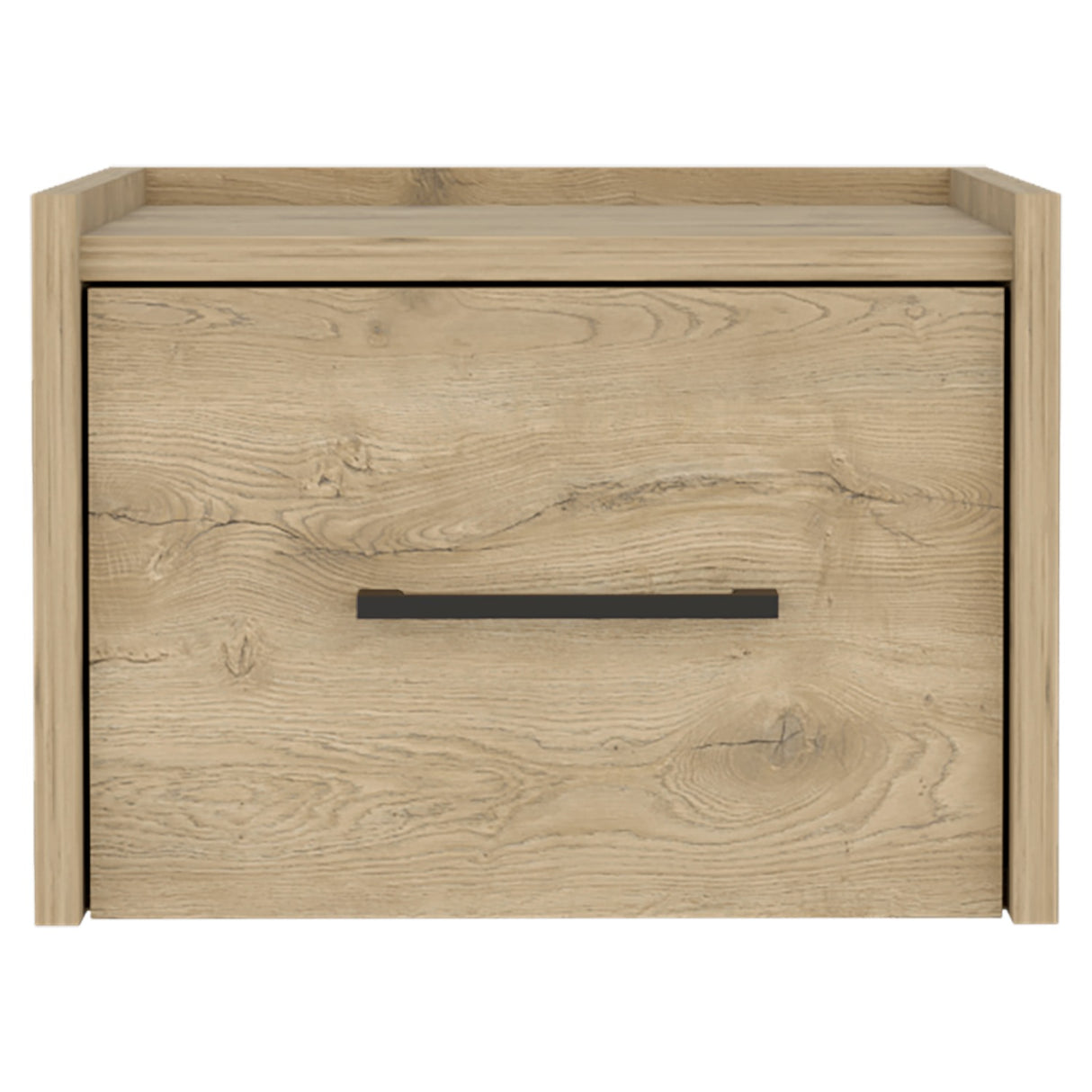 Mesa de Noche Boa 35x25cm Macadamia con Un Cajón - Mesas de Noche | Bylmo