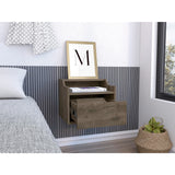 Mesa de Noche Busan 40x33cm Bellota Flotante con Un Cajón - Mesas de Noche | Bylmo