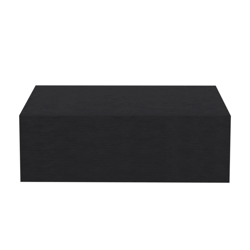 Mesa De Noche Milano Flotante 40x13cm Wengue Minimalista Con Un Cajón