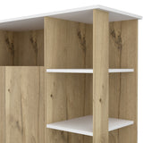 Mueble Auxiliar de Cocina Bi Color 100x90 cm Duna Blanco con 3 Entrepaños - Barras y Muebles Auxiliares | Bylmo