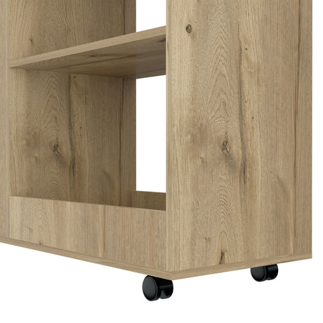 Mueble Auxiliar de Cocina Bi Color 100x90 cm Duna Blanco con 3 Entrepaños - Barras y Muebles Auxiliares | Bylmo