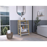 Mueble para Baño Bi Color 44x75.6cm Blanco con Patas y Entrepaños - Muebles para Baño | Bylmo