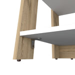 Mueble Para Baño Bi Color 44x75.6cm Blanco Con Patas Y Entrepaños