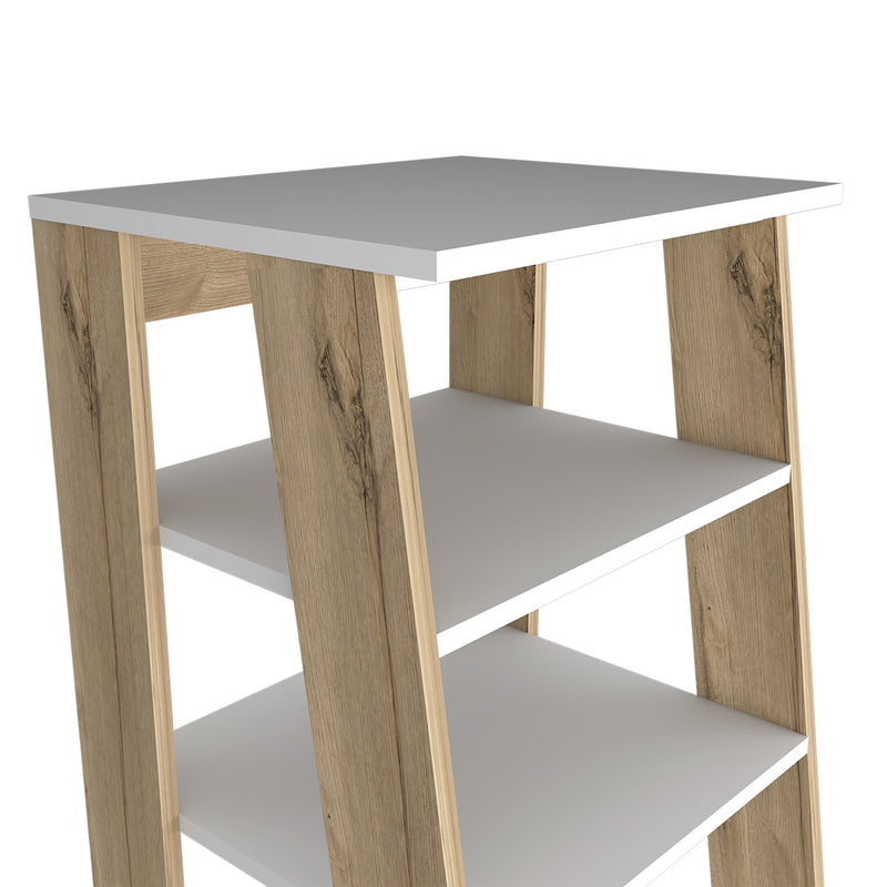 Mueble Para Baño Bi Color 44x75.6cm Blanco Con Patas Y Entrepaños