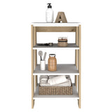 Mueble para Baño Bi Color 44x75.6cm Blanco con Patas y Entrepaños - Muebles para Baño | Bylmo