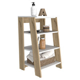 Mueble para Baño Bi Color 44x75.6cm Blanco con Patas y Entrepaños - Muebles para Baño | Bylmo