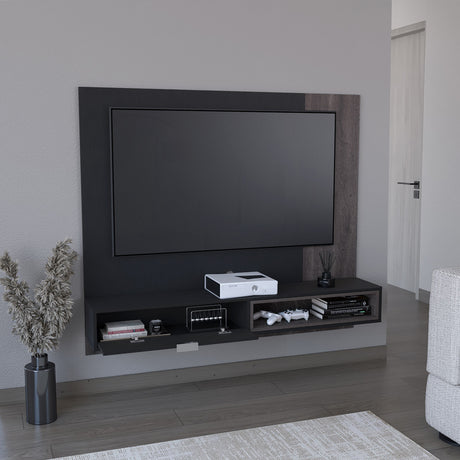 Panel de TV Funes 150x130cm Flotante para TV de 60 Pulgadas - Muebles de TV | Bylmo