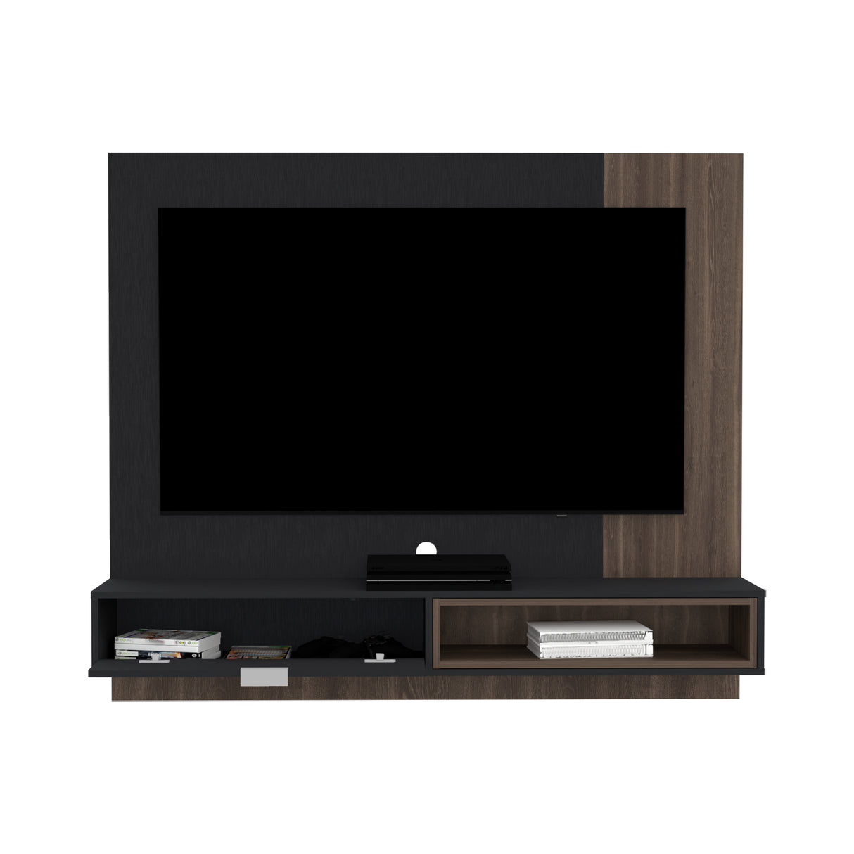 Panel de TV Funes 150x130cm Flotante para TV de 60 Pulgadas - Muebles de TV | Bylmo