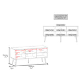 Rack de TV Funes 120x55cm para TV de 55 Pulgadas - Muebles de TV | Bylmo