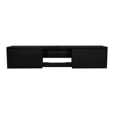 Repisa para TV Glen 125.1x26.8cm Wengue Flotante para TV Más de 85 pulgadas - MUEBLES DE TV | Bylmo