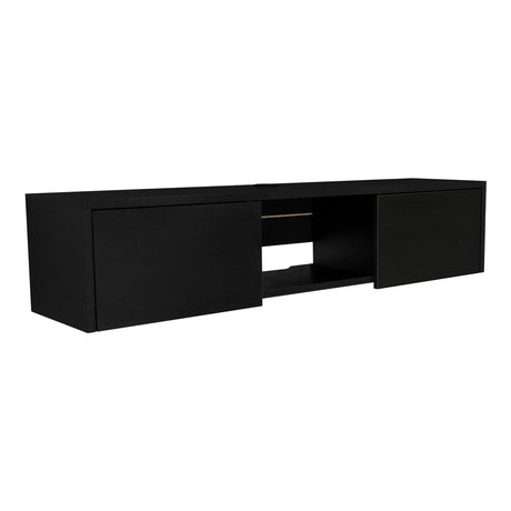 Repisa para TV Glen 125.1x26.8cm Wengue Flotante para TV Más de 85 pulgadas - MUEBLES DE TV | Bylmo
