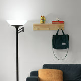 Repisa Perchero Rectangular Rústico Organiza y decora tu espacio 50 cm - Repisas y Percheros | Bylmo