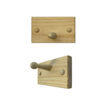 Perchero Rectangular Rústicos Natural 15 cm - Repisas y Percheros | Bylmo