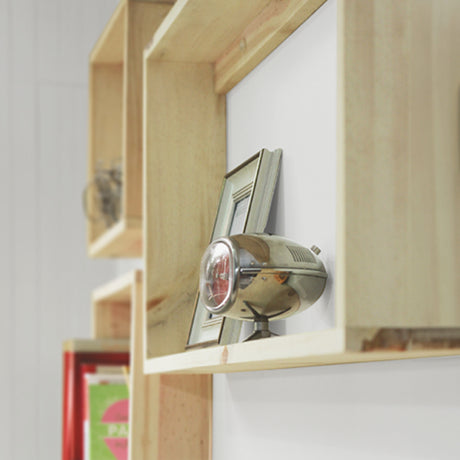 Set Repisas X 3 Rústicas Pino Radiata tipo Cubo rectangular y cuadradas 75 cm y 35 cm - Repisas y Percheros | Bylmo