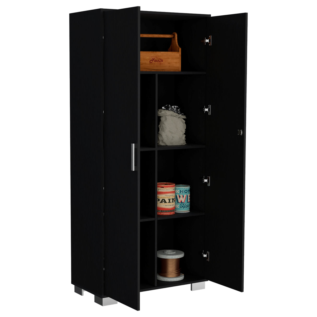 Alacena Double Wengue 81x180cm 2 Puertas - Alacenas y Muebles Microondas | Bylmo