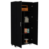 Alacena Double Wengue 81x180cm 2 Puertas - Alacenas y Muebles Microondas | Bylmo