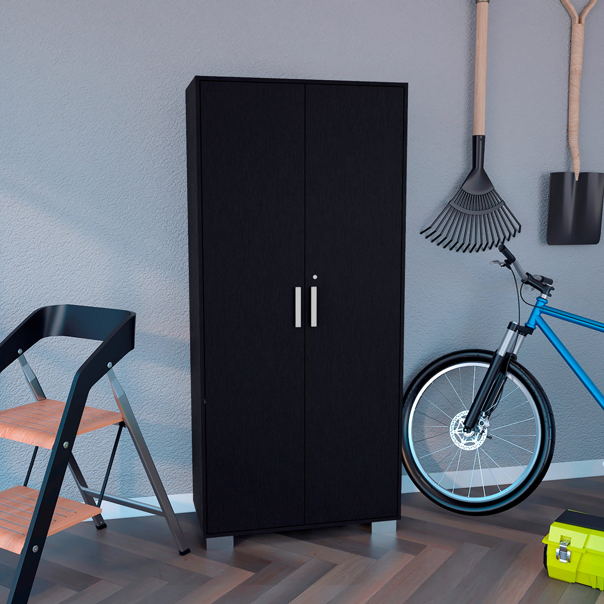 Alacena Double Wengue 81x180cm 2 Puertas - Alacenas y Muebles Microondas | Bylmo