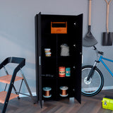 Alacena Double Wengue 81x180cm 2 Puertas - Alacenas y Muebles Microondas | Bylmo