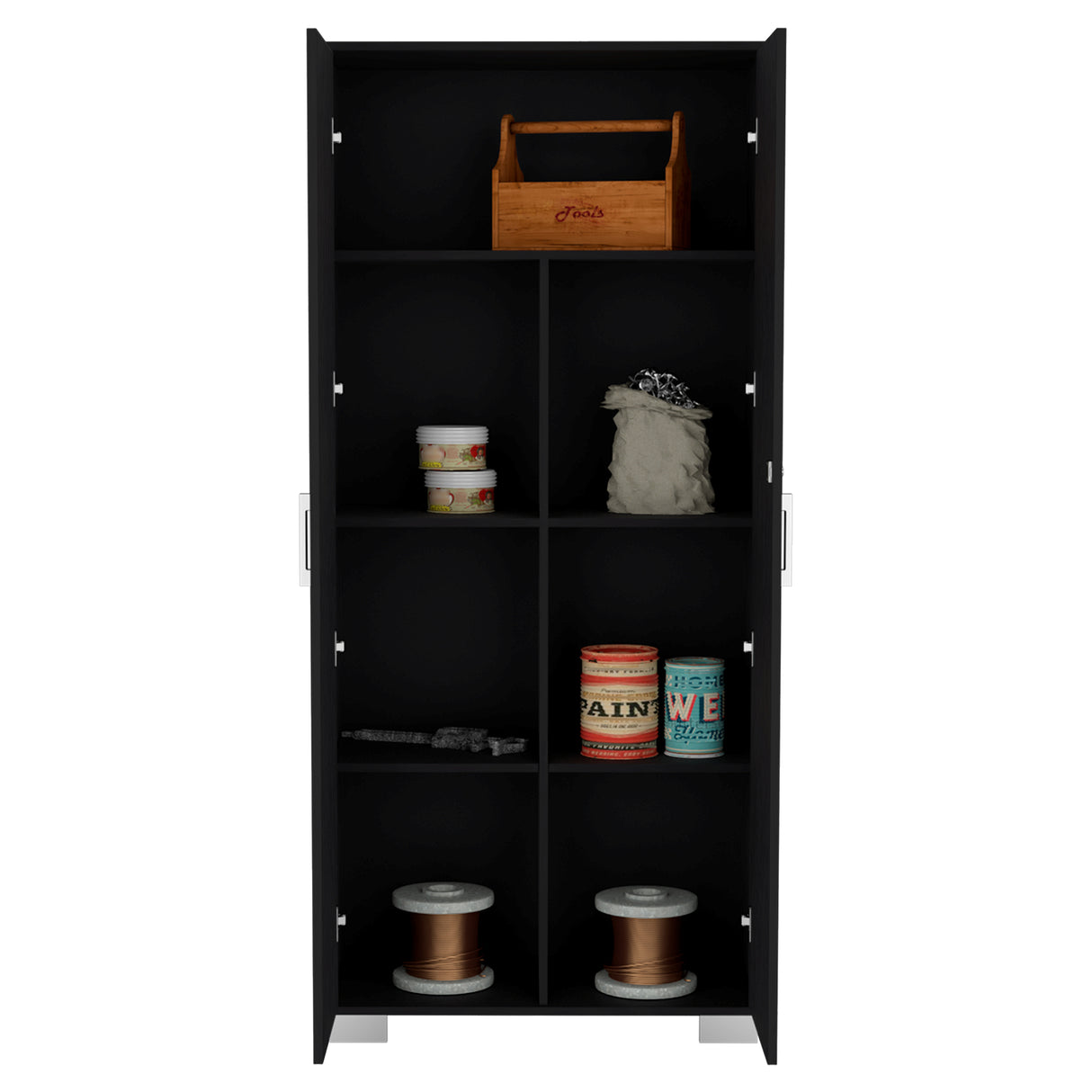 Alacena Double Wengue 81x180cm 2 Puertas - Alacenas y Muebles Microondas | Bylmo