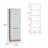 Alacena Soler Blanco 60x180cm 4 Puertas - Alacenas y Muebles Microondas | Bylmo