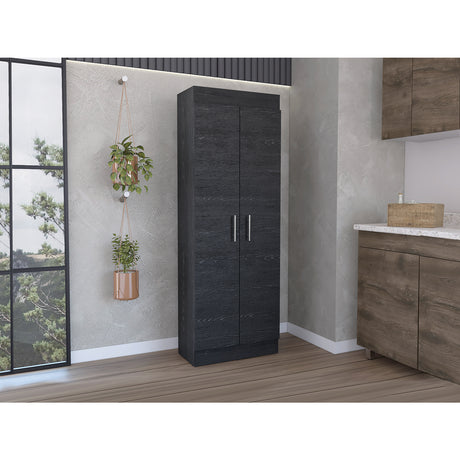 Alacena Nepal Wengue 61x182.5cm 2 Puertas - Alacenas y Muebles Microondas | Bylmo