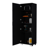 Alacena Basic Wengue 60x180cm 1 Puerta - Alacenas y Muebles Microondas | Bylmo