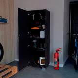 Alacena Basic Wengue 60x180cm 1 Puerta - Alacenas y Muebles Microondas | Bylmo