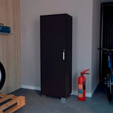 Alacena Basic Wengue 60x180cm 1 Puerta - Alacenas y Muebles Microondas | Bylmo