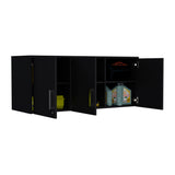 Mueble Auxiliar Pard 120x50 Wengue Flotante - Barras y Muebles Auxiliares | Bylmo