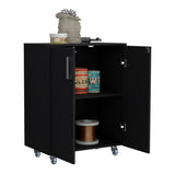 Mueble Auxiliar Basic Wengue 70x90cm con Ruedas - Barras y Muebles Auxiliares | Bylmo