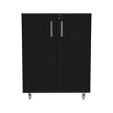 Mueble Auxiliar Basic Wengue 70x90cm con Ruedas - Barras y Muebles Auxiliares | Bylmo