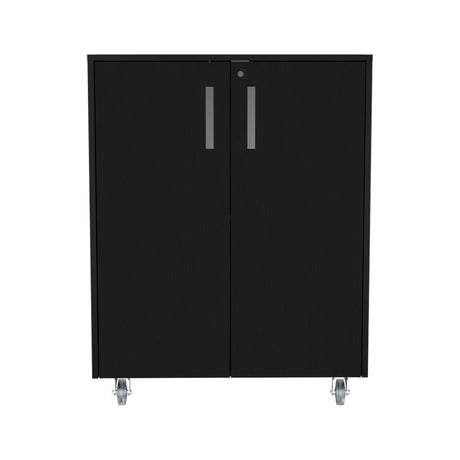 Mueble Auxiliar Basic Wengue 70x90cm con Ruedas - Barras y Muebles Auxiliares | Bylmo
