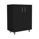 Mueble Auxiliar Basic Wengue 70x90cm con Ruedas - Barras y Muebles Auxiliares | Bylmo